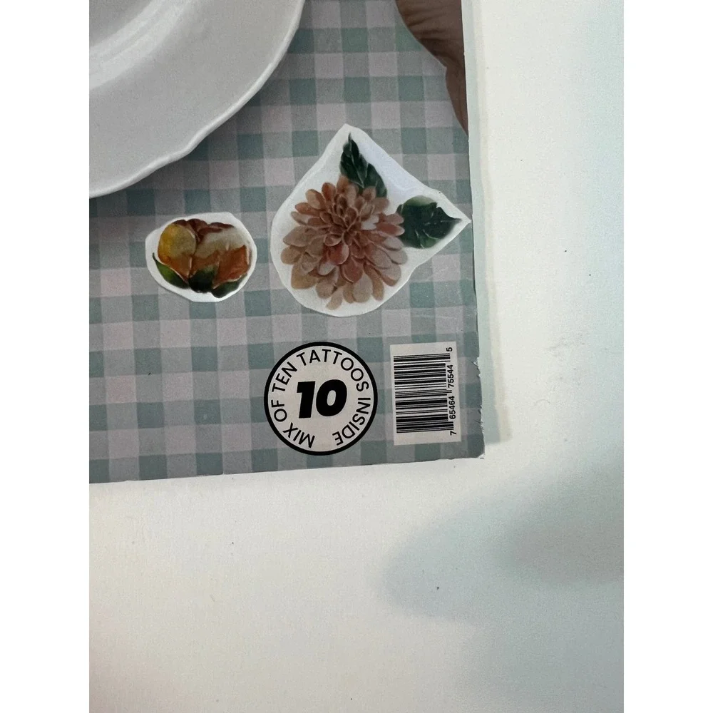 Suteka Home Decor Tattoos Wildflowers Flowers 10 Tattoos Food Safe Easy DIY‎ NIP